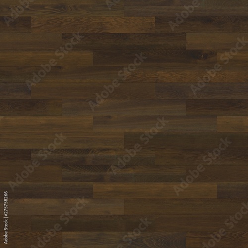 Seamless wood parquet texture linear dark brown