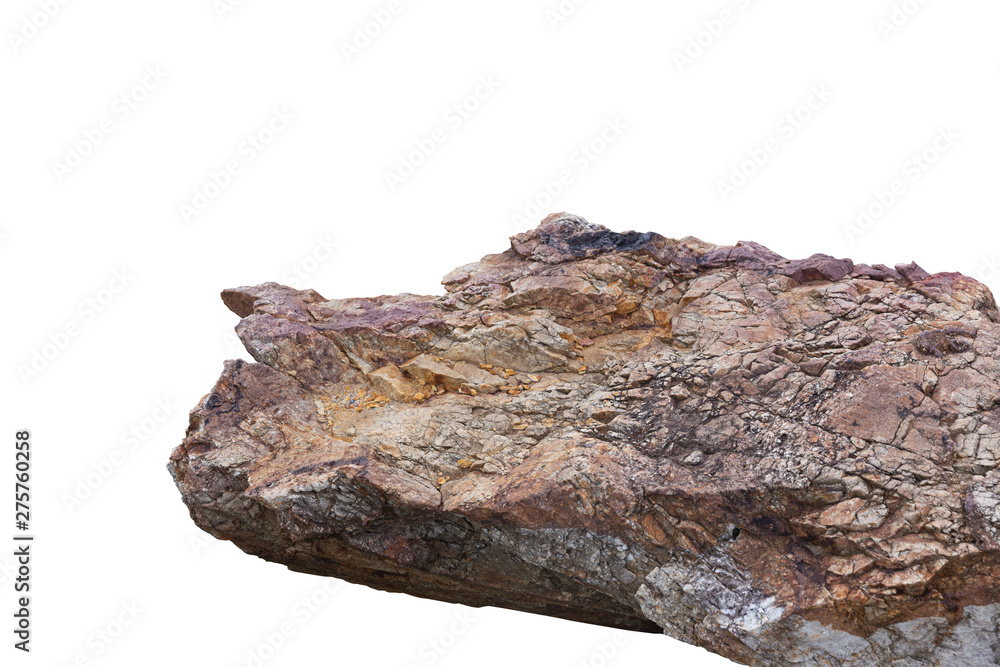 Cliff rock stone isolated on white background ,clipping path. Cliff rock stone isolated on white background ,clipping path.