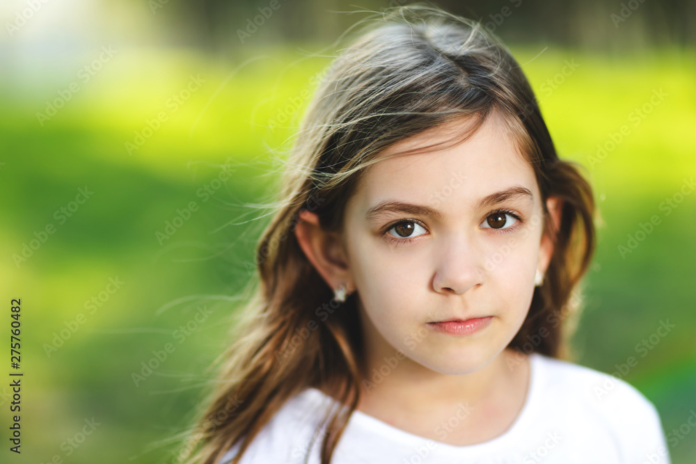 portrait of young  girl