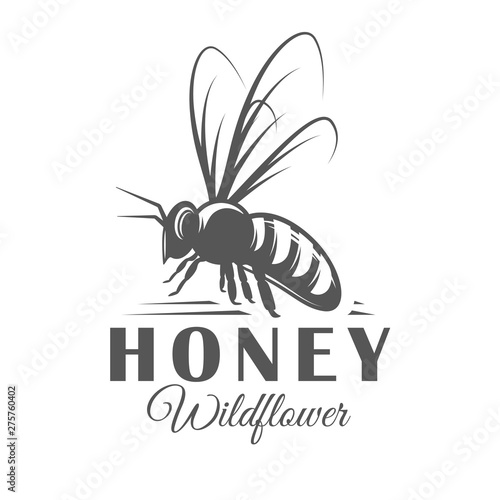 Vintage honey label
