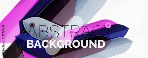 Abstract color lines dynamic background, modern material design style