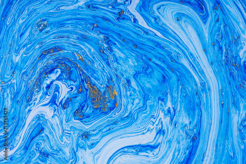 Liquid acrylic. Fluid art- marbled effect © Digital Photo