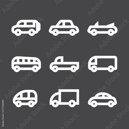 Cars set illustration