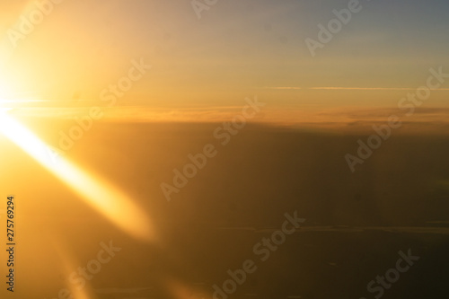 View from the plane at dawn © NCKAHDEP