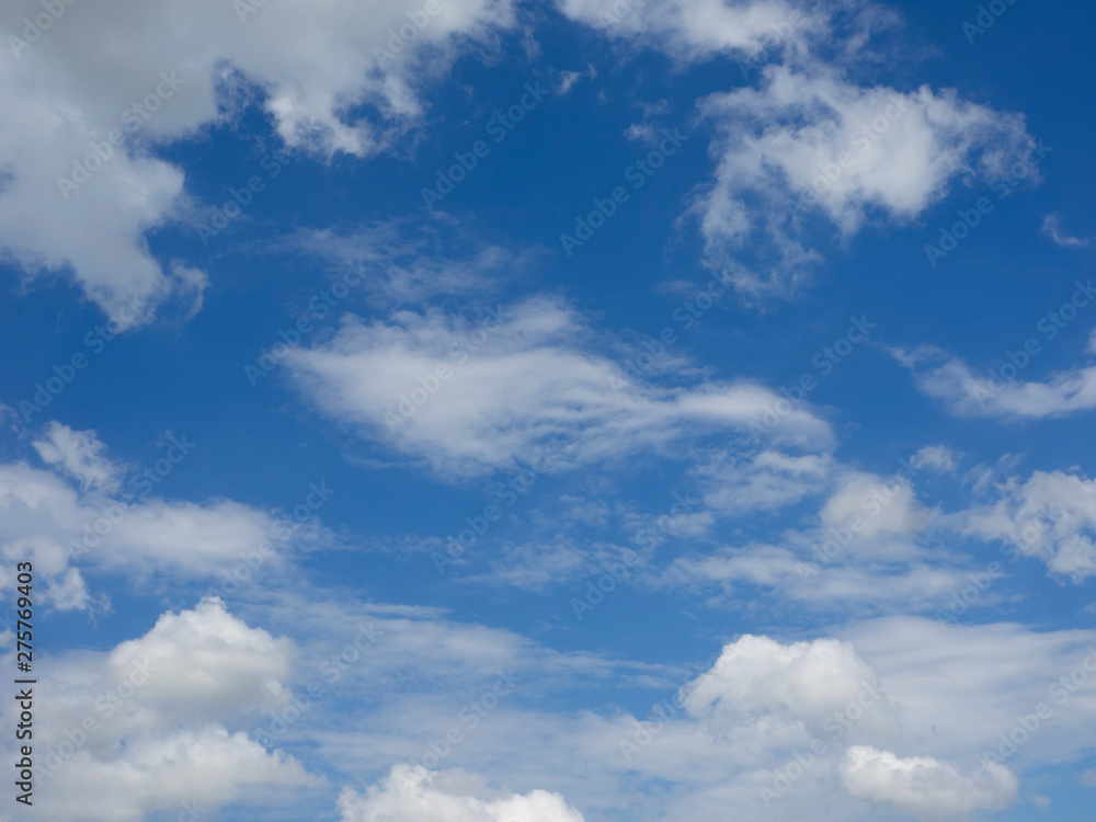 Clouds in the blue sky Clouds in the blue sky