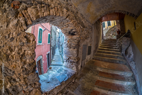 Εκτύπωση καμβά I vicoli di Tellaro