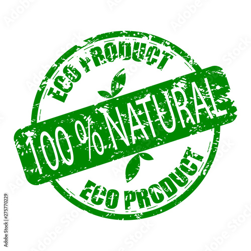 Eco product, natural rubber stamp