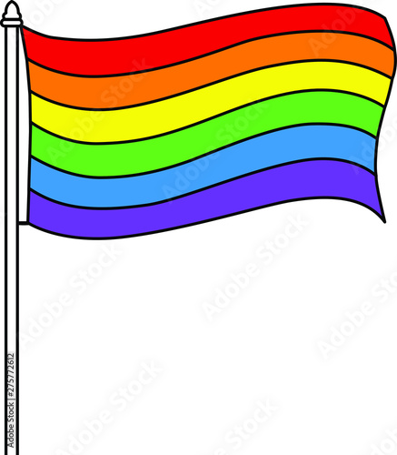 LGBTレインボーフラッグ