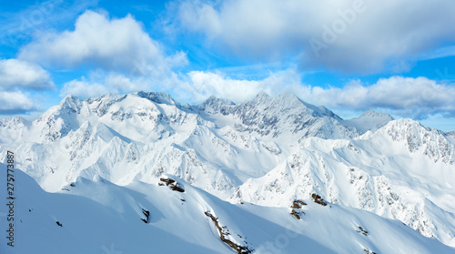 Dolomiten Alps winter panorama, Austria © wildman