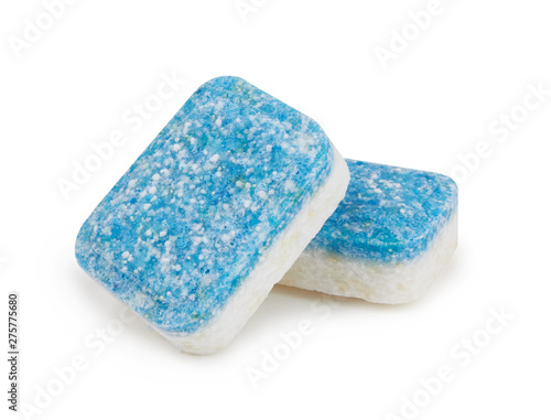 Dishwasher tablets isolated