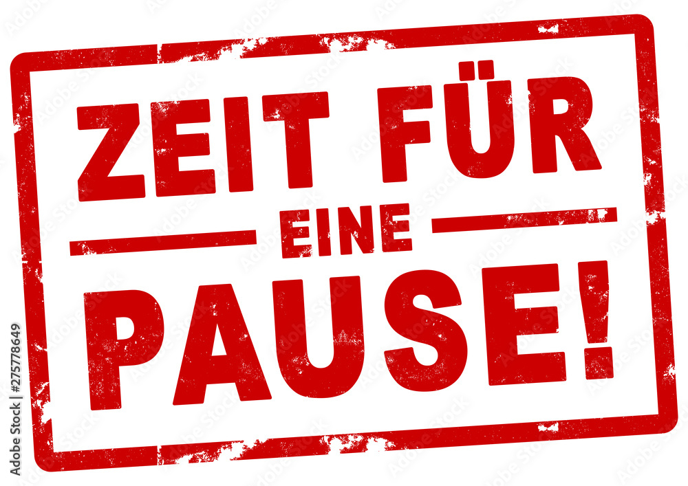 nlsb641 NewLongStampBanner nlsb - german banner (deutsch) - Zeit für eine Pause! - Stempel - einfach / rot / Druckvorlage - DIN A2, A3, A4 - new-version - xxl g7950 nlsb641 NewLongStampBanner nlsb - german banner (deutsch) - Zeit für eine Pause! - Stempel - einfach / rot / Druckvorlage - DIN A2, A3, A4 - new-version - xxl g7950