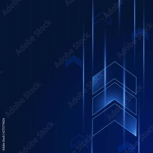 arrow speed, vector technology abstract background 
