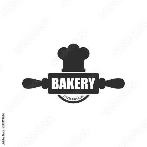Bakery shop logo modern for use bread house, loaf store, food market, cafe, restaurant etc. Bakery bake house logo or label. 