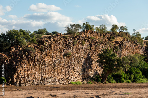solomons wall in botswana mashatu africa photo