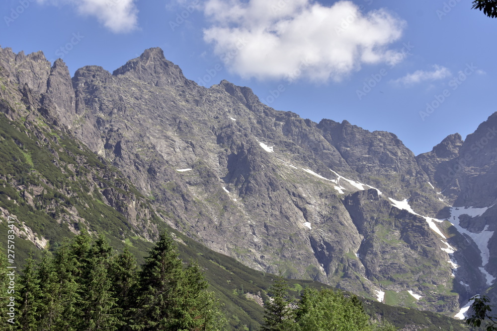Rysy TPN szlak na Rysy w Tatrach 