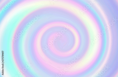 Vector rainbow swirling background.