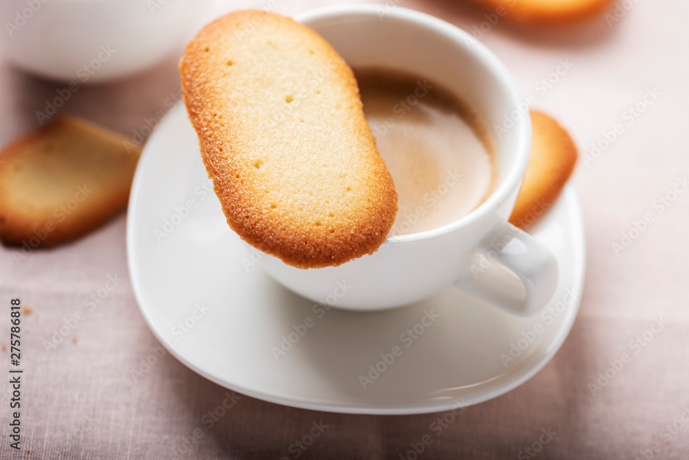 Italian traditional cookies Cat tongues Italian traditional cookies Cat tongues