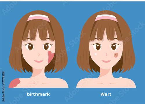 cartoon anime women face vector