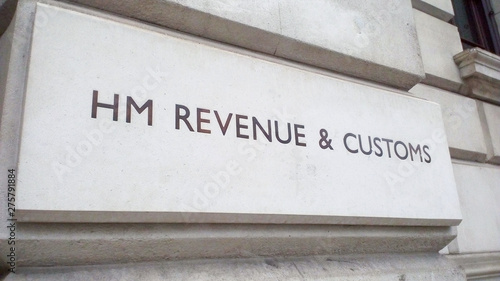 Photography HMRC sign in London