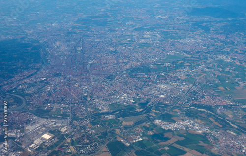 Aerial view of Turin