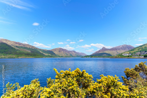 Beautiful view of Loch Leven in Glencoe in summer , Scotland © PK4289