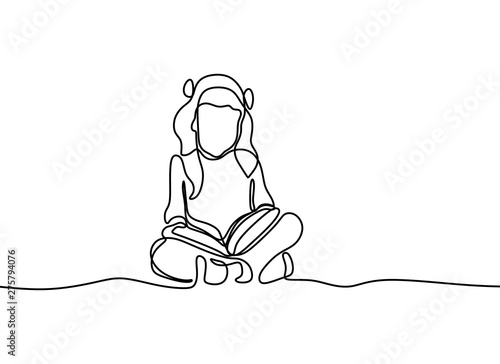 Continuous one line drawing...