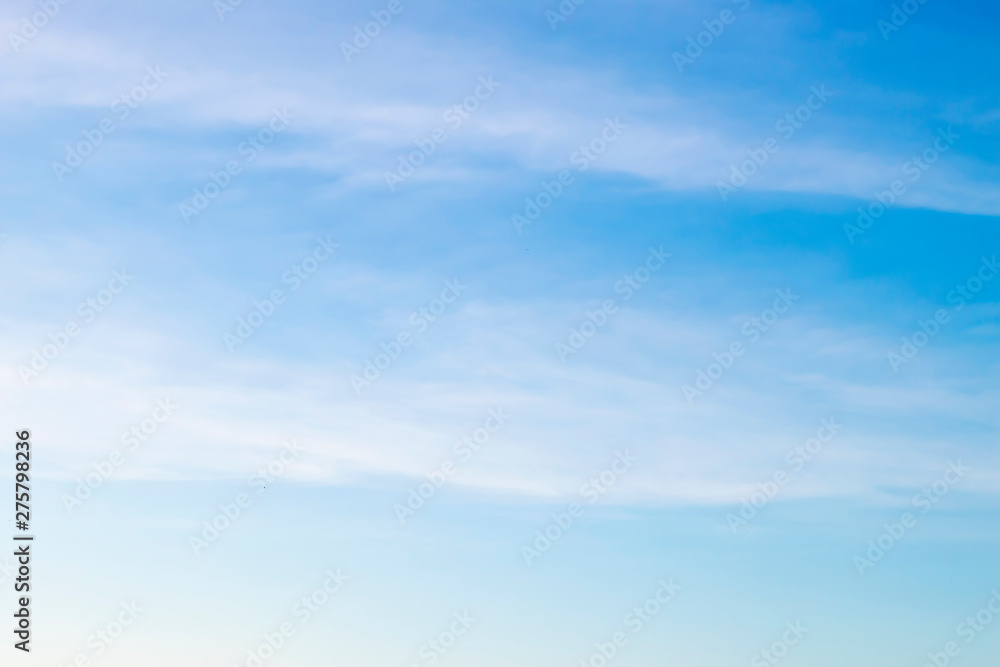Blue sky with soft white clouds. Blue sky with soft white clouds.