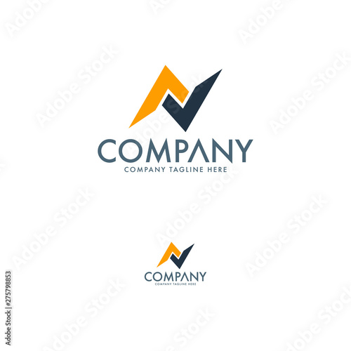 Free Download Premium Letter N Logo Design Template - GFXLoad