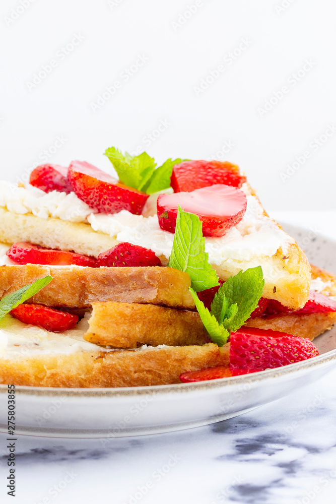 toasts with strawberries are very useful for health toasts with strawberries are very useful for health