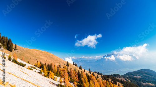 fall in the Julian Alps