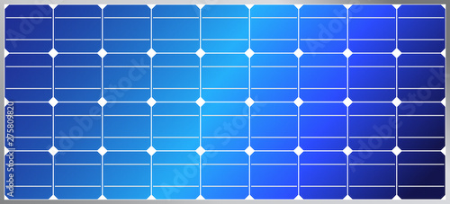 Solar energy panel with solar cells for green planet