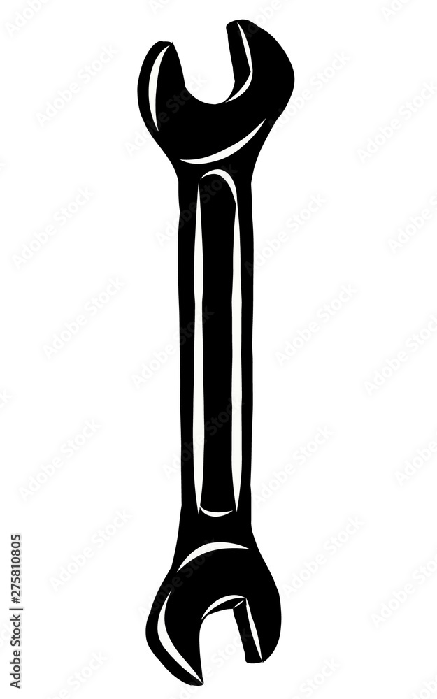 wrench and nut wrench and nut