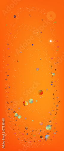 Funny abstract ultra wide space background 
