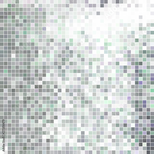 abstract vector square pixel mosaic background © green_flame