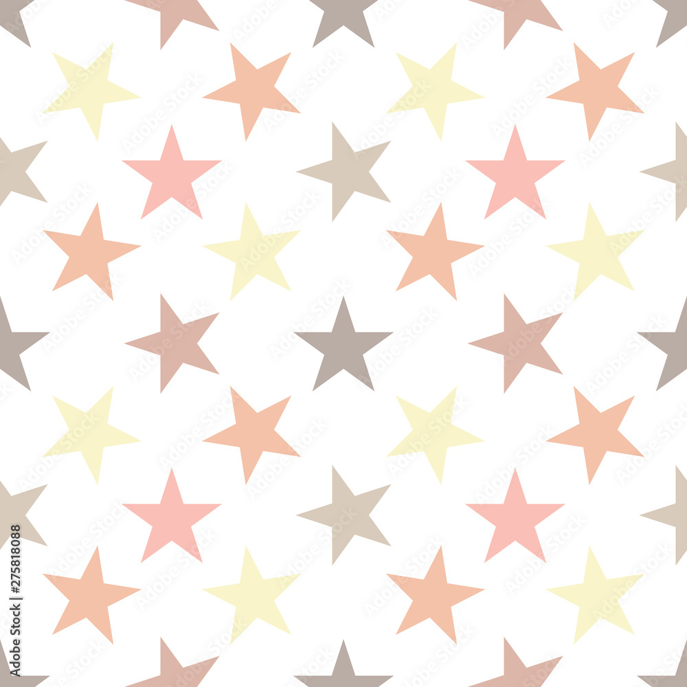 Seamless pattern with stars on white background. Vector illustration. Seamless pattern with stars on white background. Vector illustration.