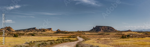 Strasse in der Halbwüste Banderas Reales Navarra