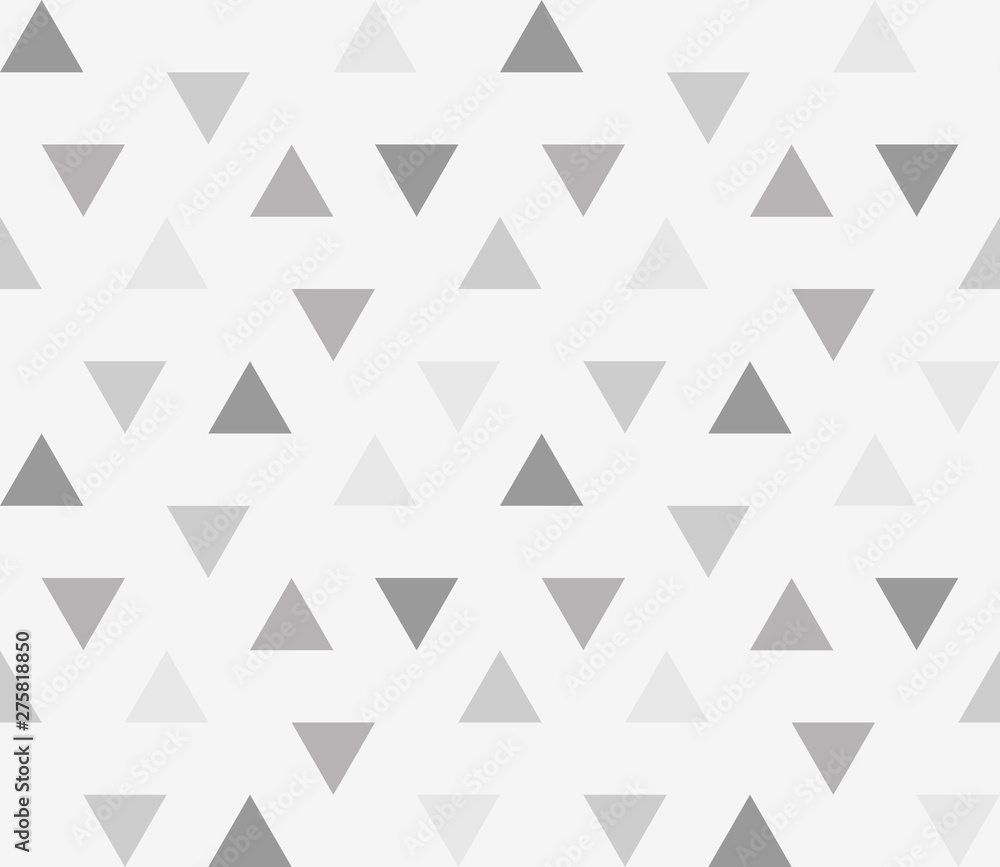 Seamless geometric pattern. Seamless abstract triangle geometrical background. Infinity geometric pattern. Vector illustration.