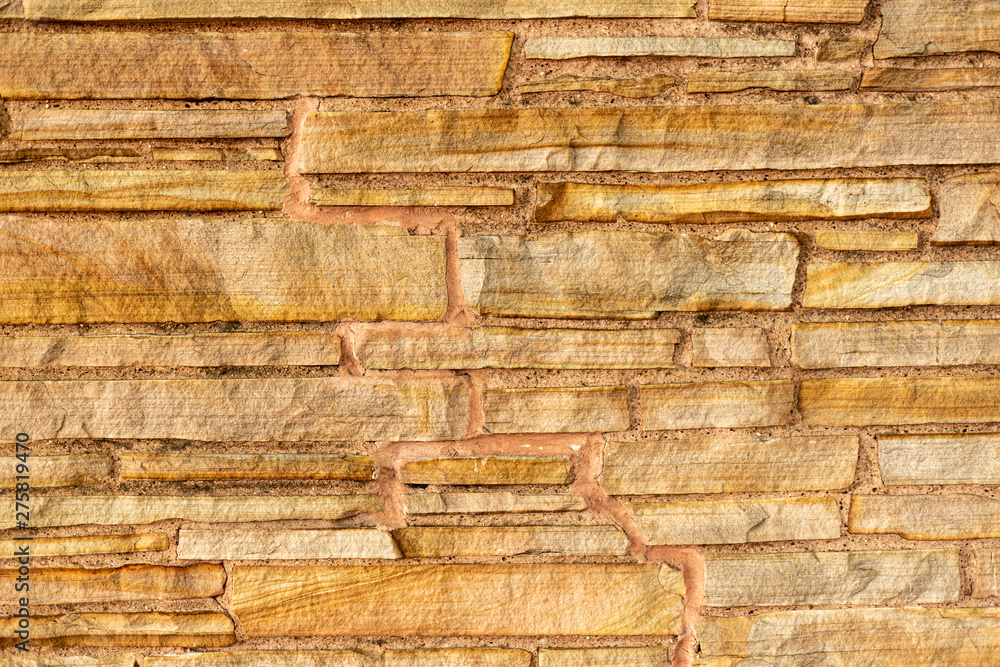 Obraz premium Rough Stone Brick Texture Uneven-2 Wide