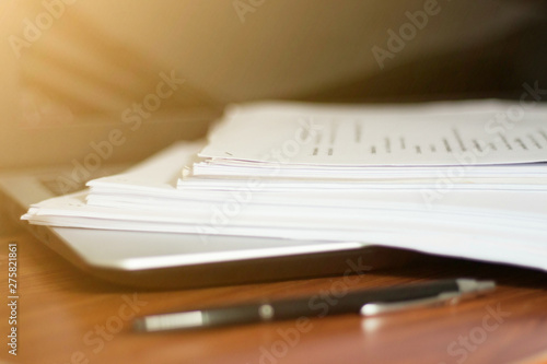 closeup of pen and notebook