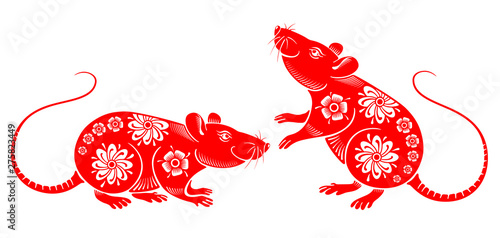 Rat Chinese Zodiac Symbol