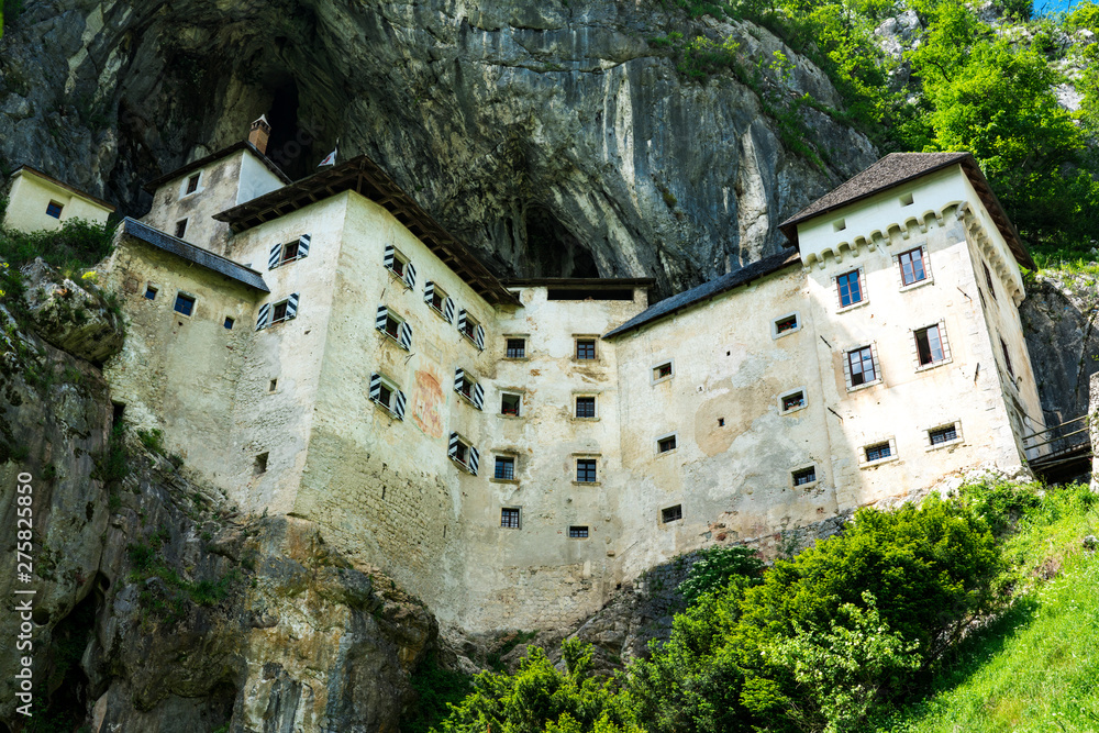 Predjama castle, build in a cave. Slovenia