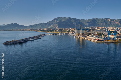 Dock of the port of Palermo (Sicily, Italy)