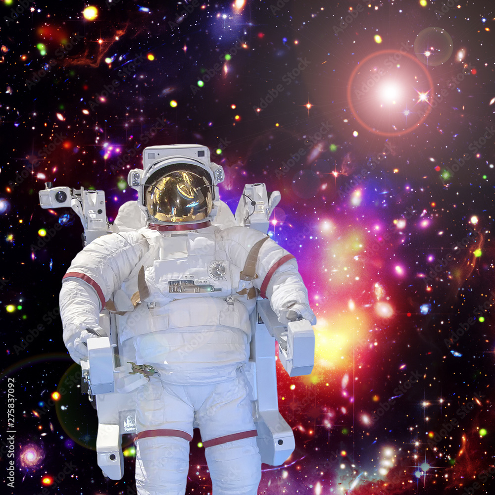 Astronaut and space, galaxies and stars. The elements of this image furnished by NASA. Astronaut and space, galaxies and stars. The elements of this image furnished by NASA.