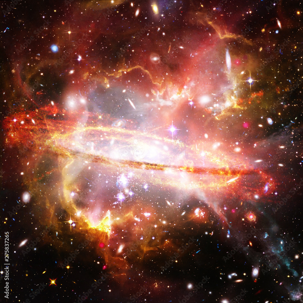 Fototapeta premium Galaxy and stars. The elements of this image furnished by NASA.