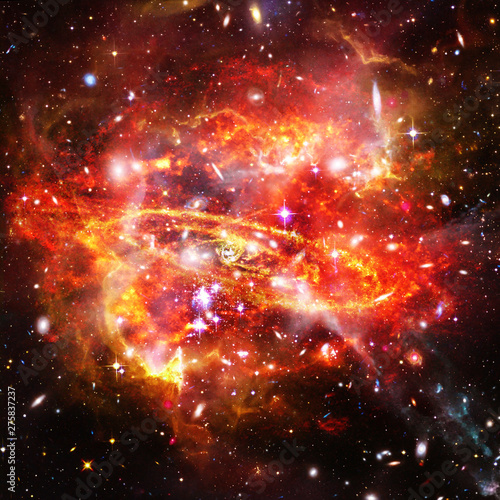 Galaxy and stars. The elements of this image furnished by NASA. © wowinside