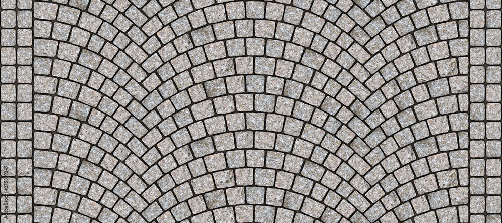 Road curved cobblestone texture 116