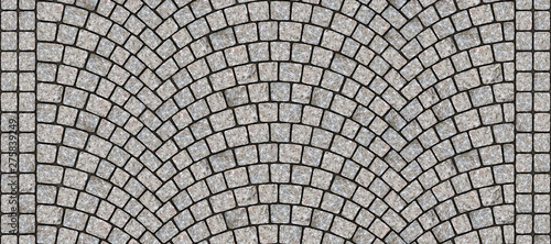 Road curved cobblestone texture 116