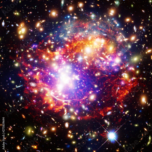 Fototapeta Naklejka Na Ścianę i Meble -  Galaxies. The elements of this image furnished by NASA.