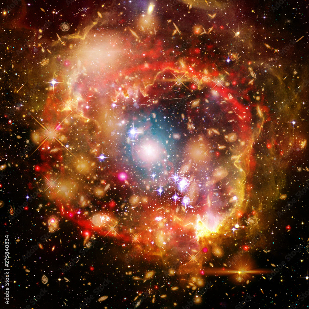 Obraz premium Galaxy and light. The elements of this image furnished by NASA.