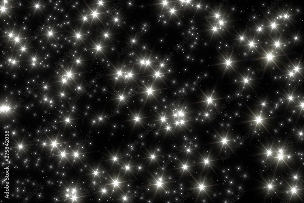 Fototapeta premium Background of space with stars.